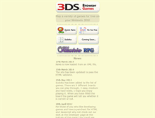 Tablet Screenshot of 3dsbrowsergames.com